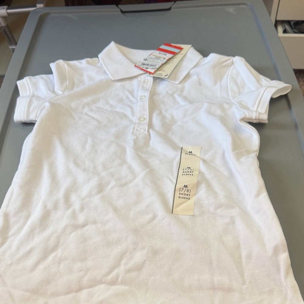 Cat & Jack White Kids Polo Shirt